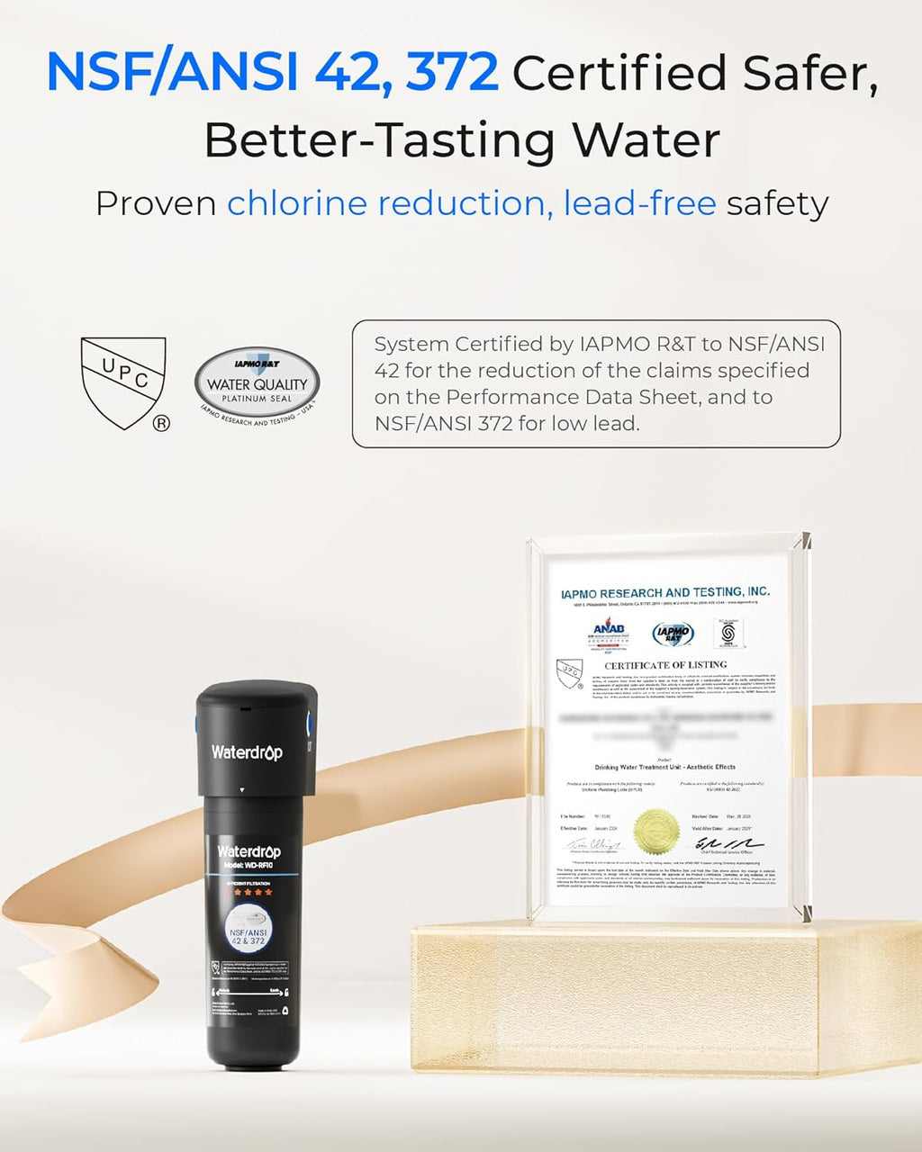 Waterdrop UA Under Sink Water Filter image 3