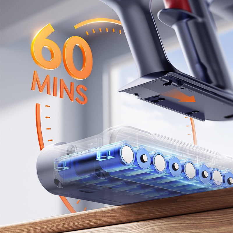 Buture BP20 cordless vacuum runtime