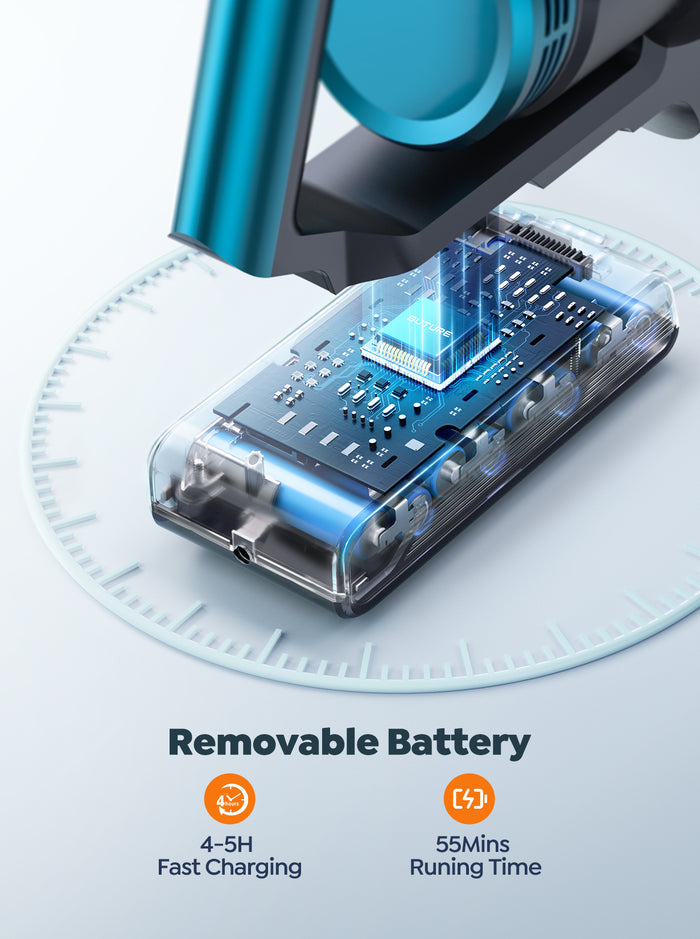 Buture VC60 Cordless Vacuum - Removable Battery