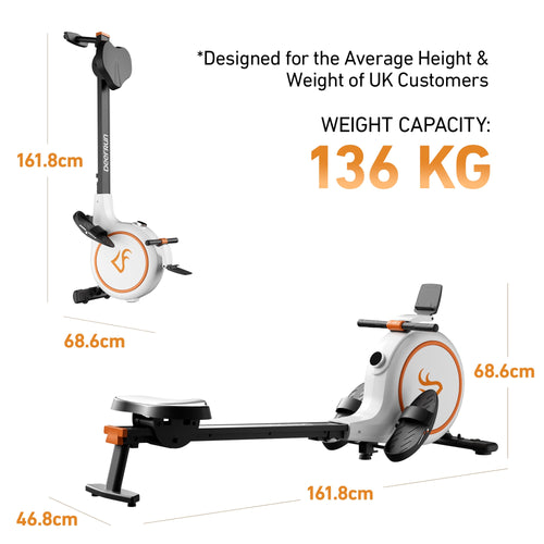 DeerRun RW600 Smart Rowing Machine image 2