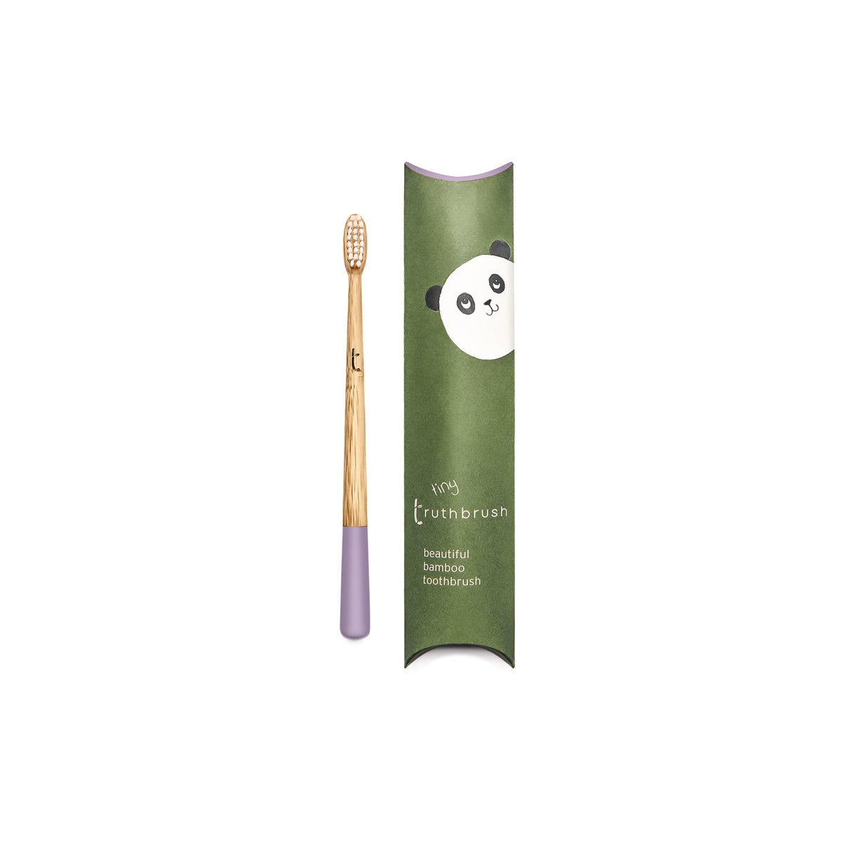 Tiny Truthbrush Bamboo Toothbrush - Periwinkle Purple
