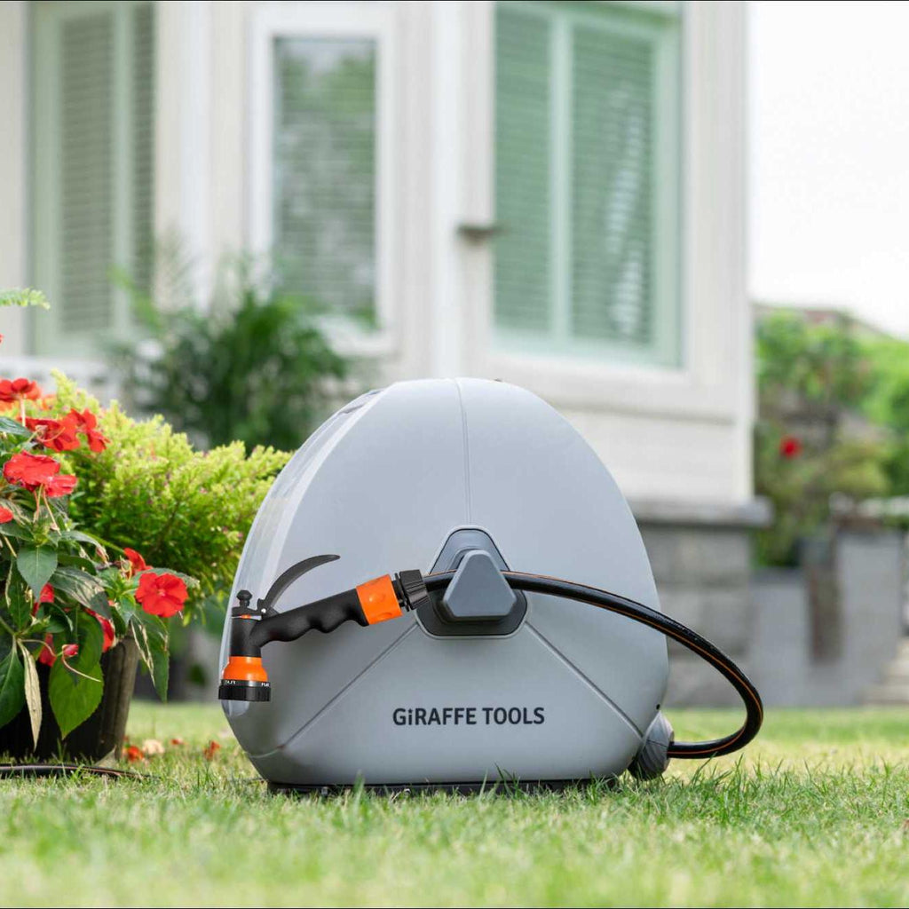 Ground-Mounted Retractable Hose Reel-1/2in (25m-40m)