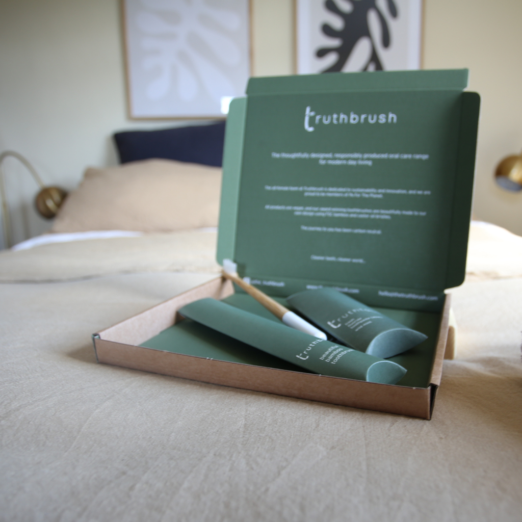 Truthbrush Bamboo Toothbrush – A Year's Supply (4 Brushes) image 3