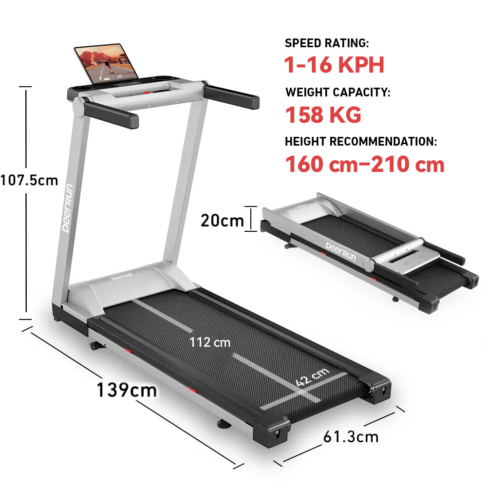 DeerRun A1 Pro Folding Incline Treadmill image 2